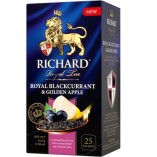 Richard чай черный Royal Blackcurrant & Golden Apple, 25 пакетиков
